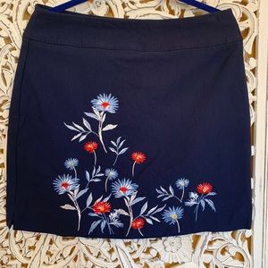 Cute flower skort
